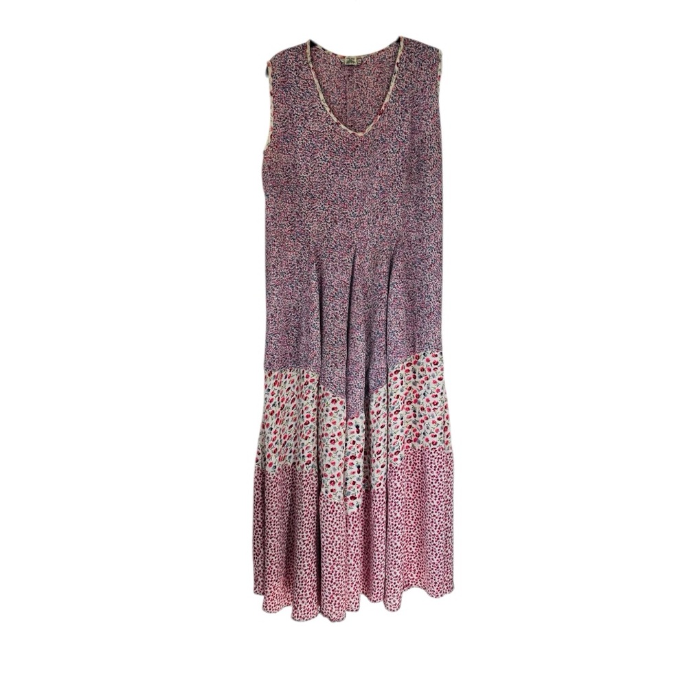 Vintage Starina Maxi Dress Ditsy Floral Flowy Cottage Grunge Oversized Fit